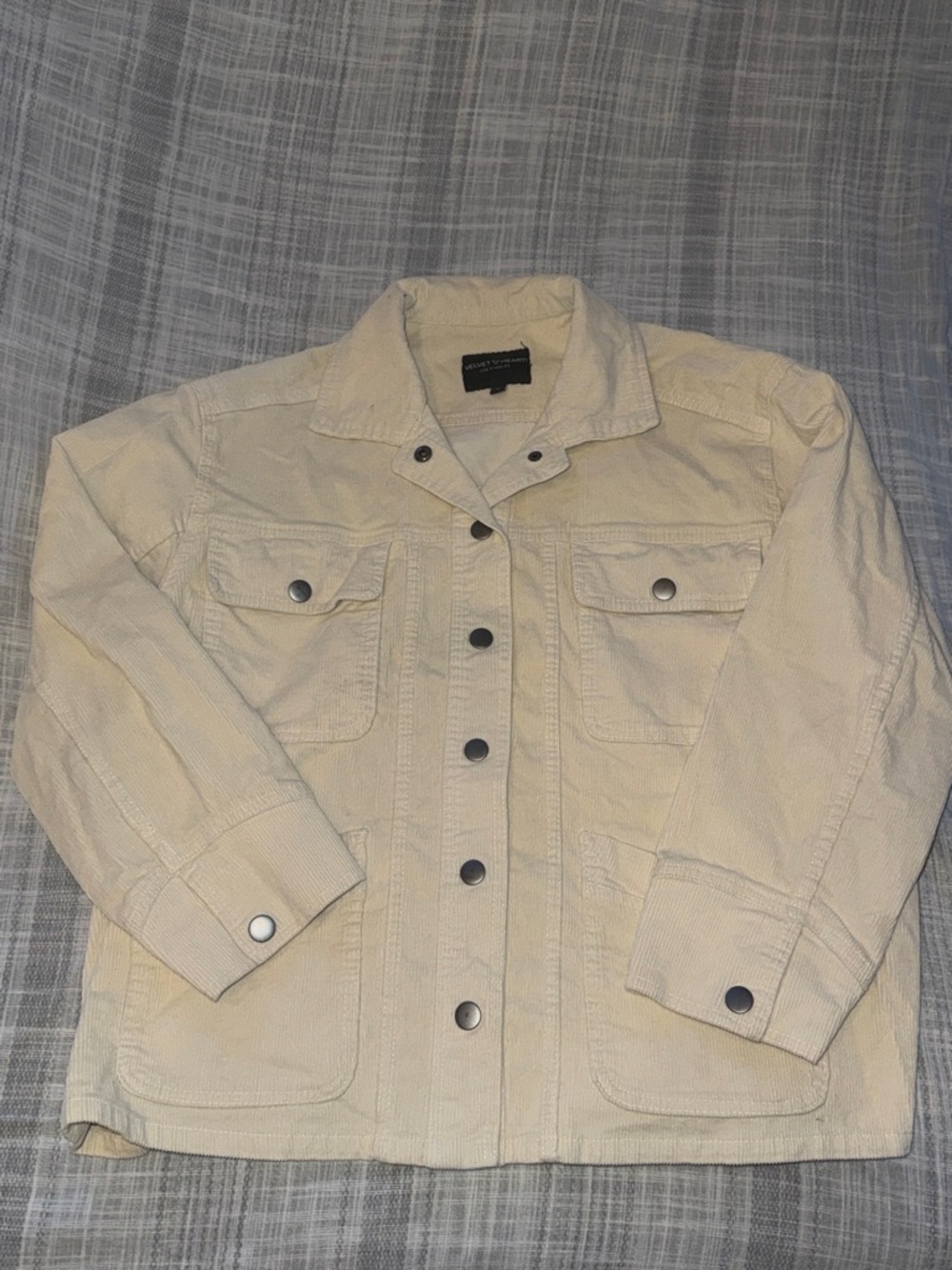 Women’s Cream Corduroy Jacket